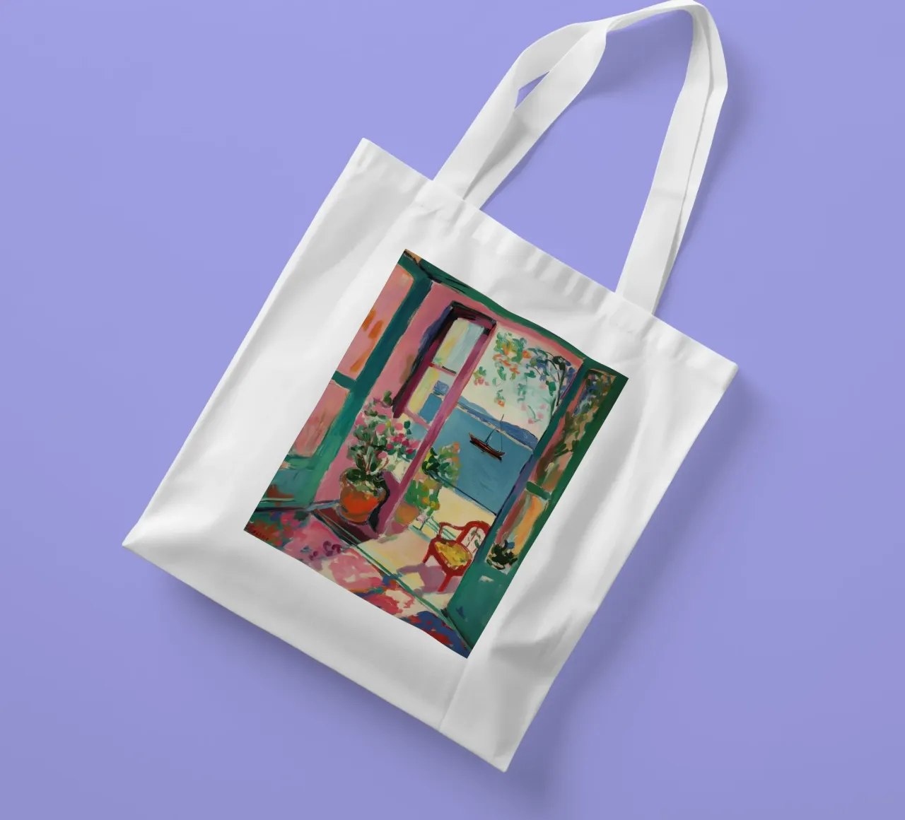 Open window, open dreams tote bag by Nikis Art Studio