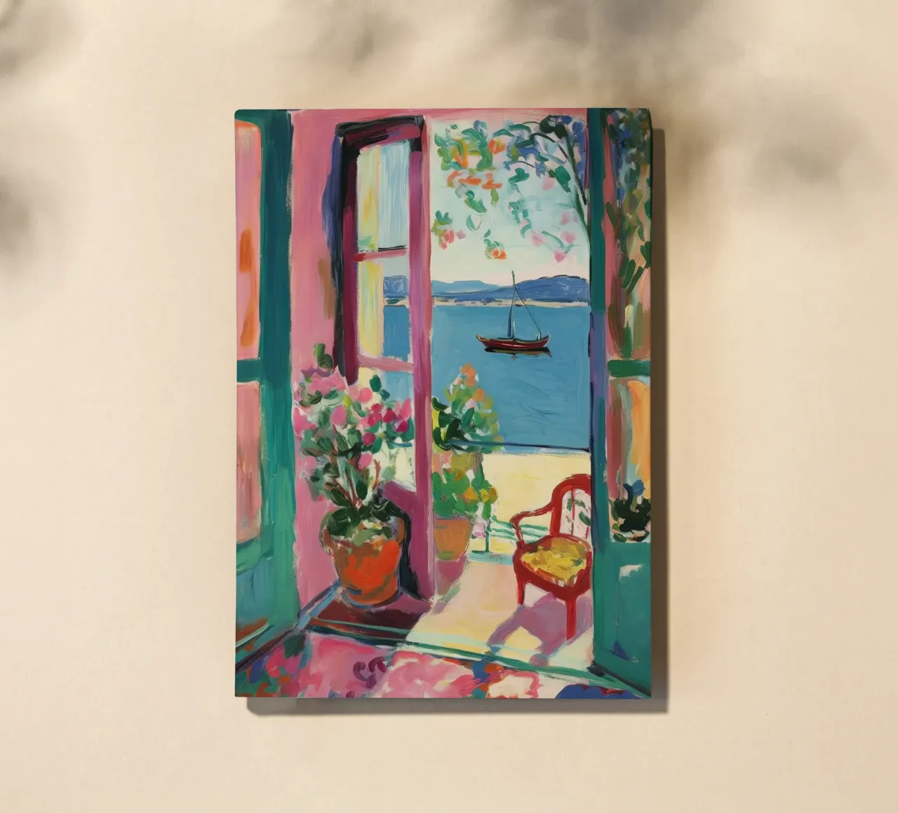 Open window, open dreams notebook by Nikis Art Studio