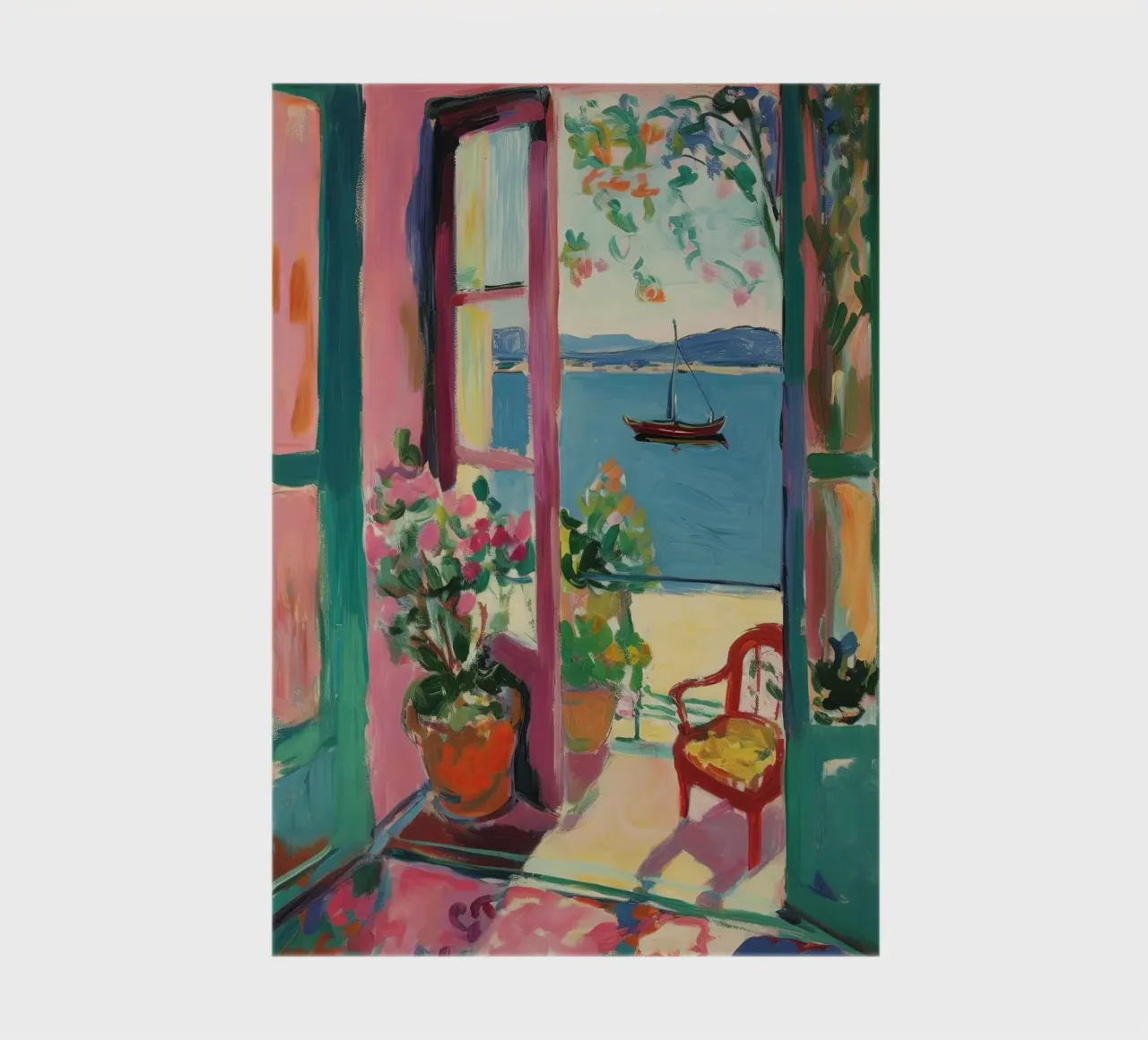 Open window, open dreams notebook by Nikis Art Studio