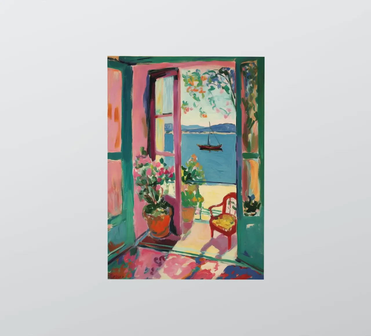Open window, open dreams sticker by Nikis Art Studio
