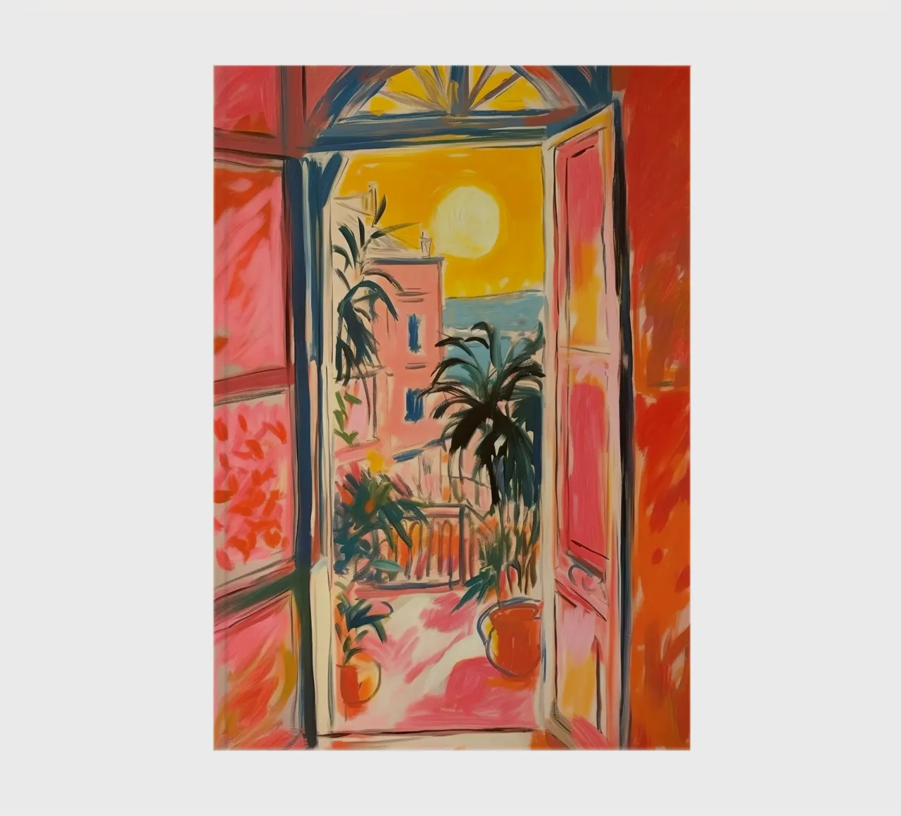 Open Window "Open horizons: A view full of colours" notebook by Nikis Art Studio