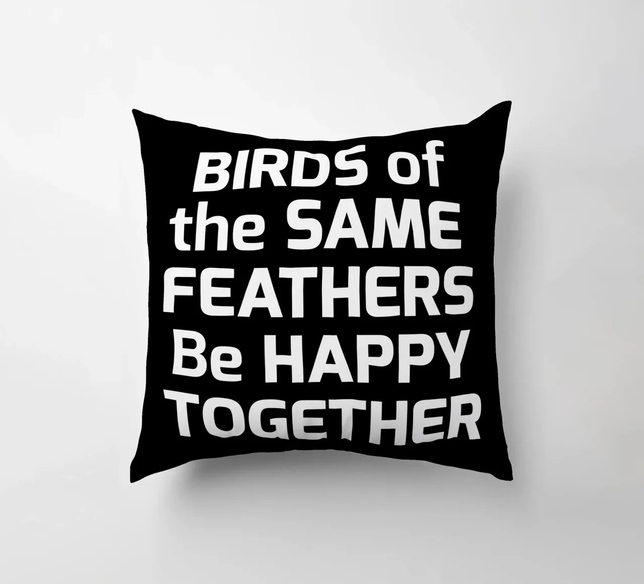 Birds of the same feathers be happy together cuscino da happieeagle