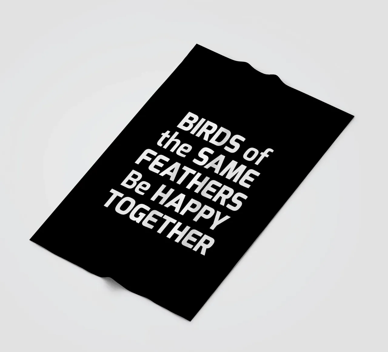 Birds of the same feathers be happy together coperta in pile da happieeagle