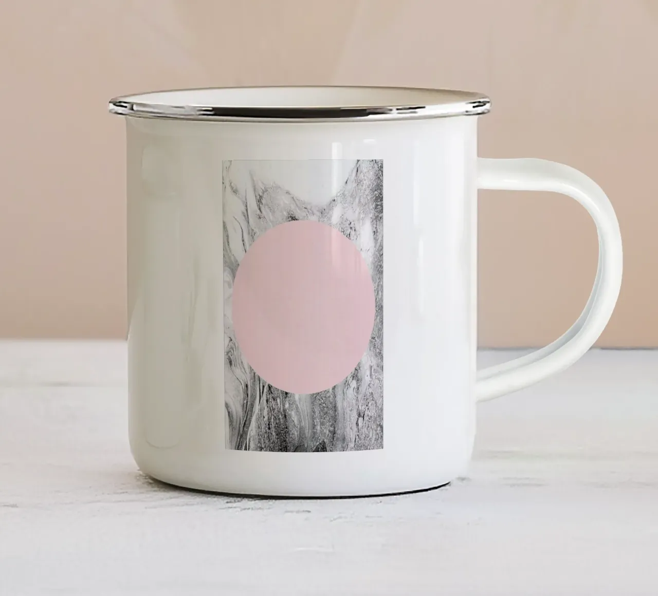 Print 11 emaille mok van Lila x Lola