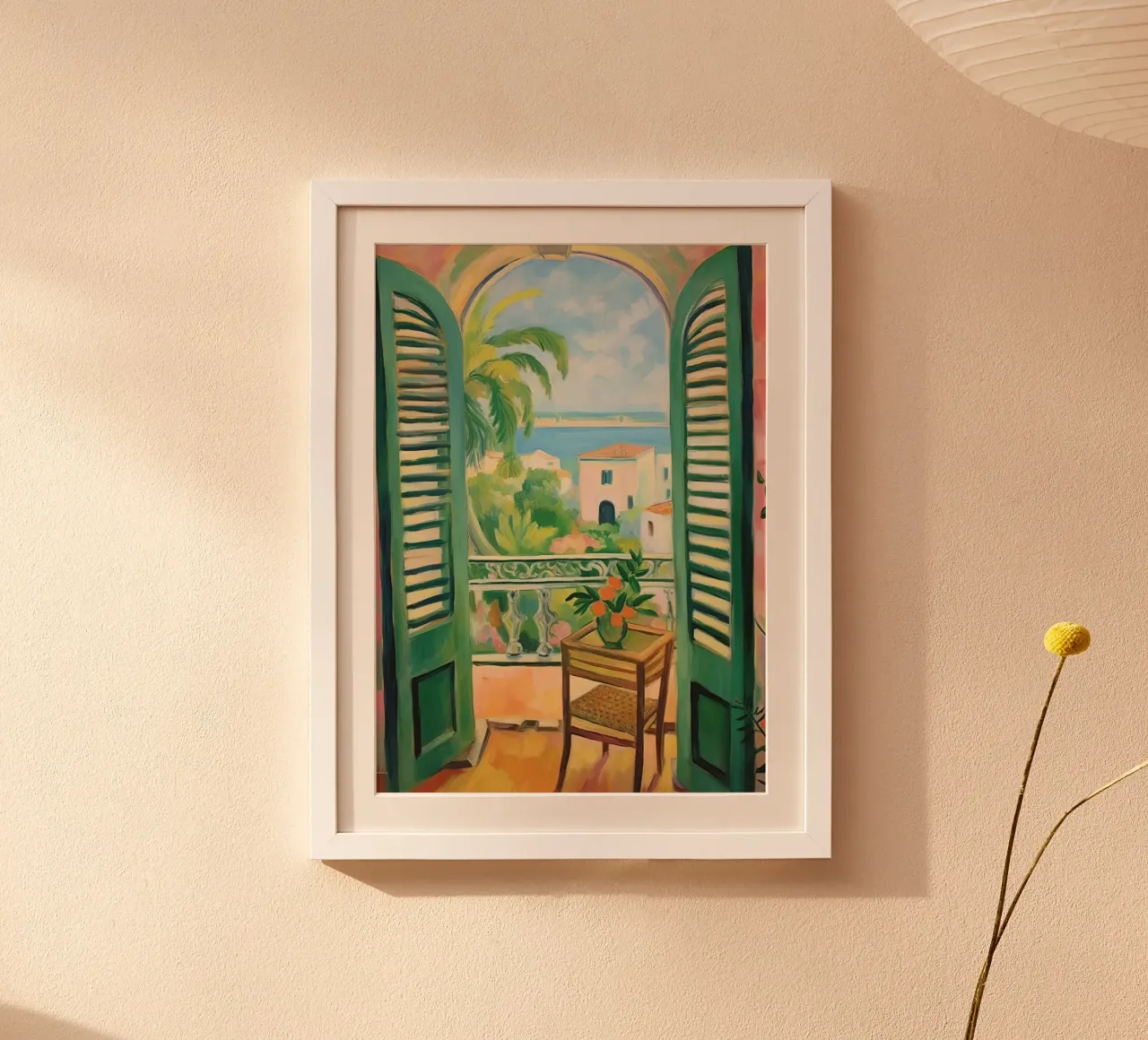 Open Window - inspiriert von Henri Matisse Hahnemühle von Nikis Art Studio