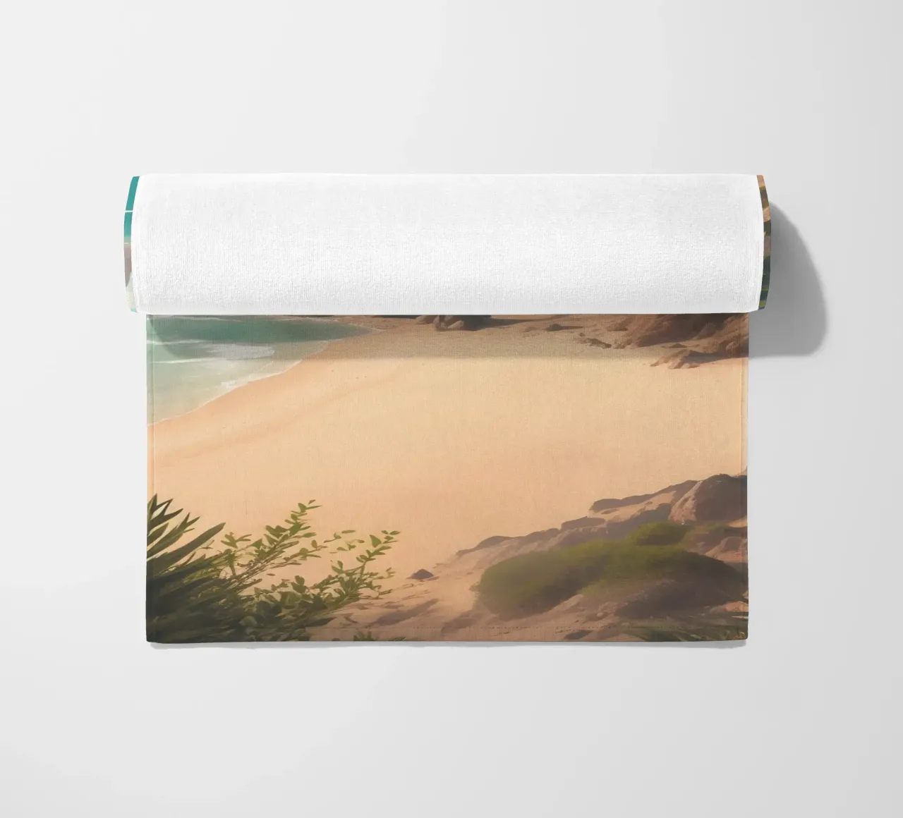 Spiaggia di sabbia telo mare da Charnwood Prints
