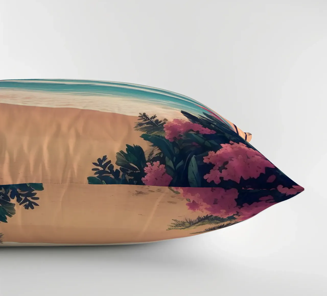 Spiaggia tropicale cuscino da Charnwood Prints