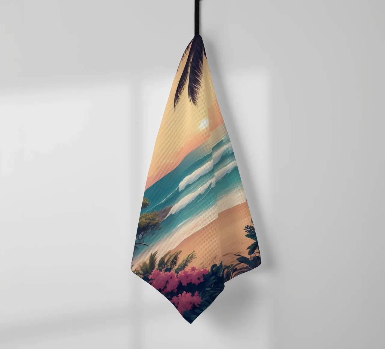 Spiaggia tropicale canovaccio da cucina da Charnwood Prints