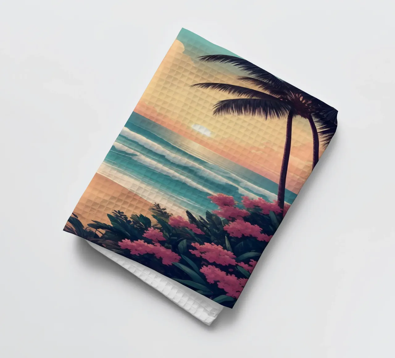 Spiaggia tropicale canovaccio da cucina da Charnwood Prints