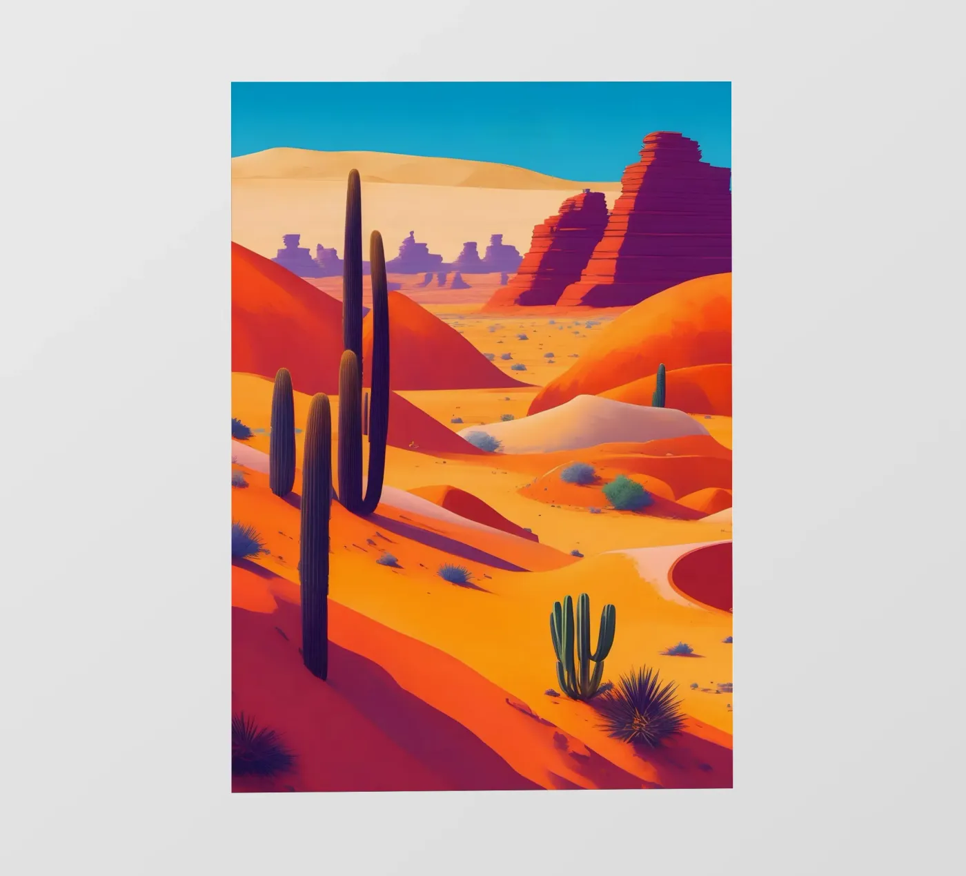 Woestijn backlit folie van Charnwood Prints