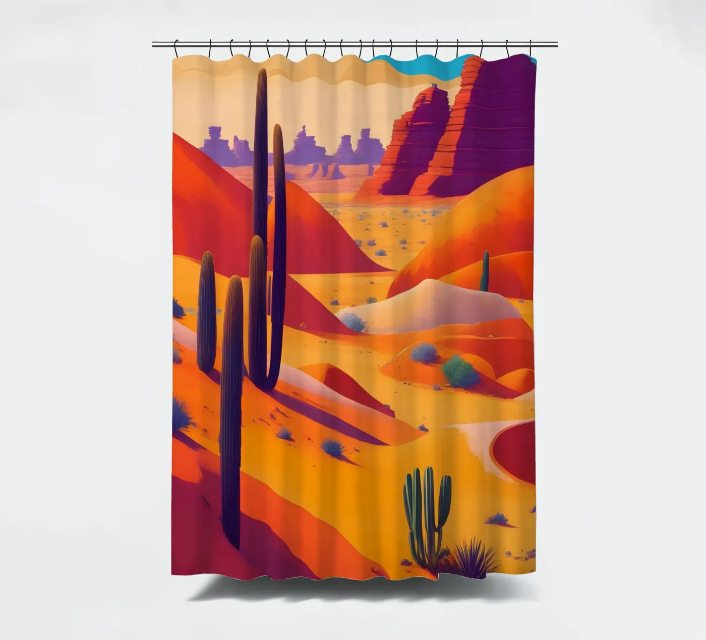 Wüste Duschvorhang von Charnwood Prints