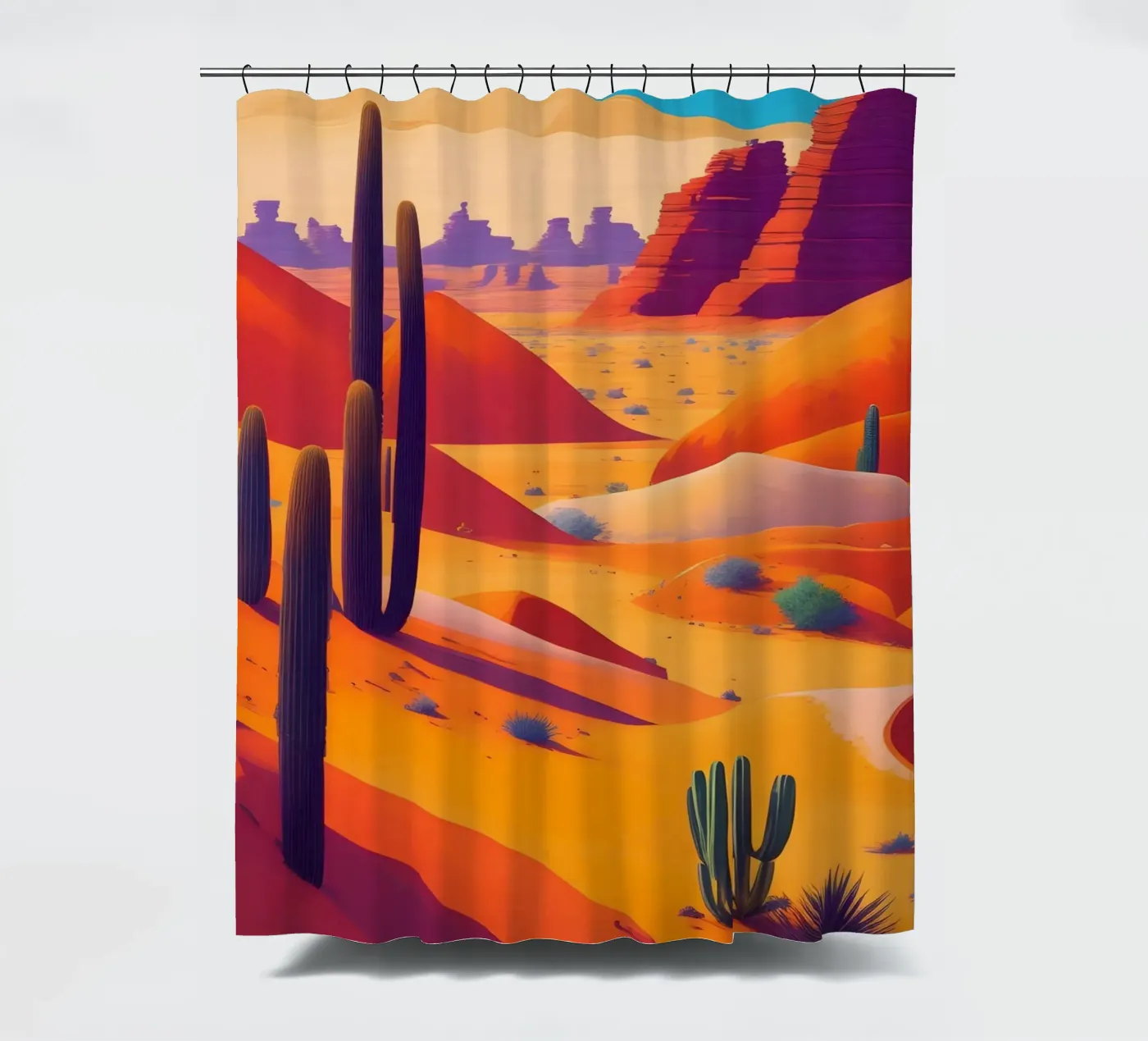 Wüste Duschvorhang von Charnwood Prints