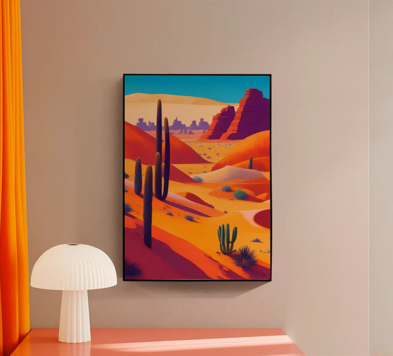 Deserto plexiglass da Charnwood Prints