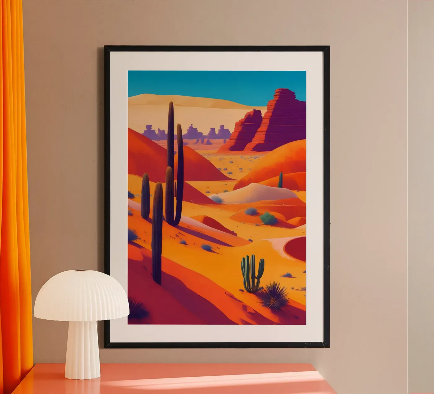 Desert poster van Charnwood Prints