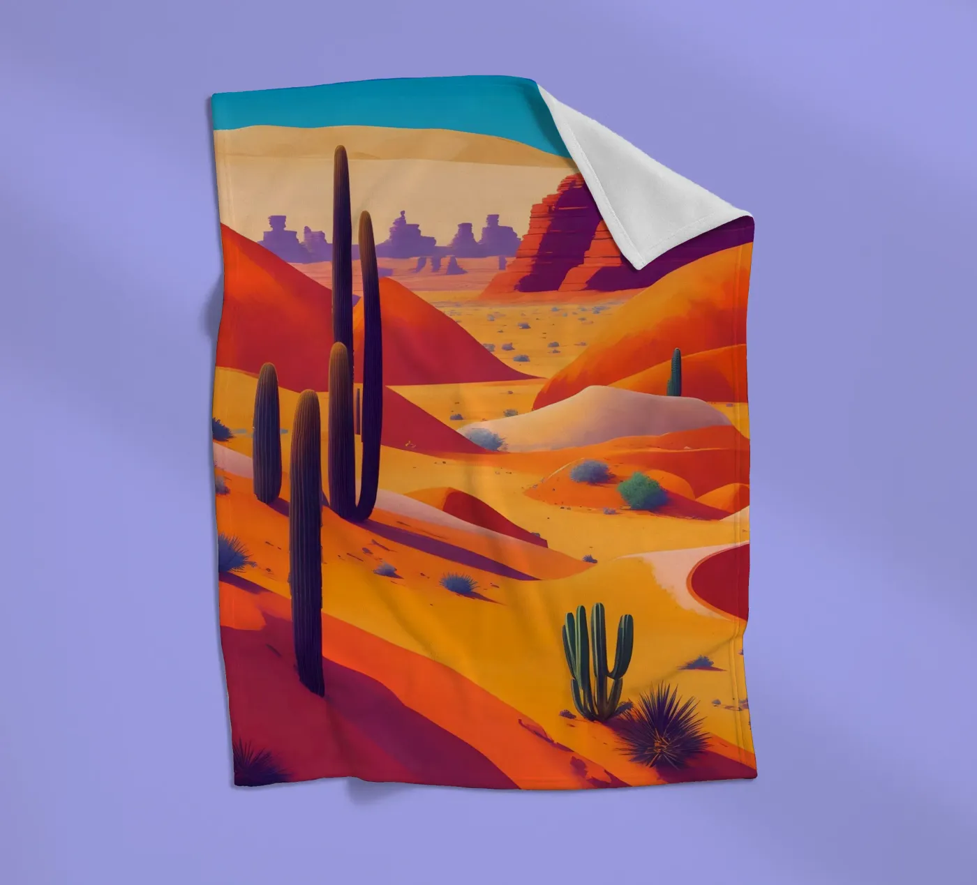 Desert Fleecedecke von Charnwood Prints