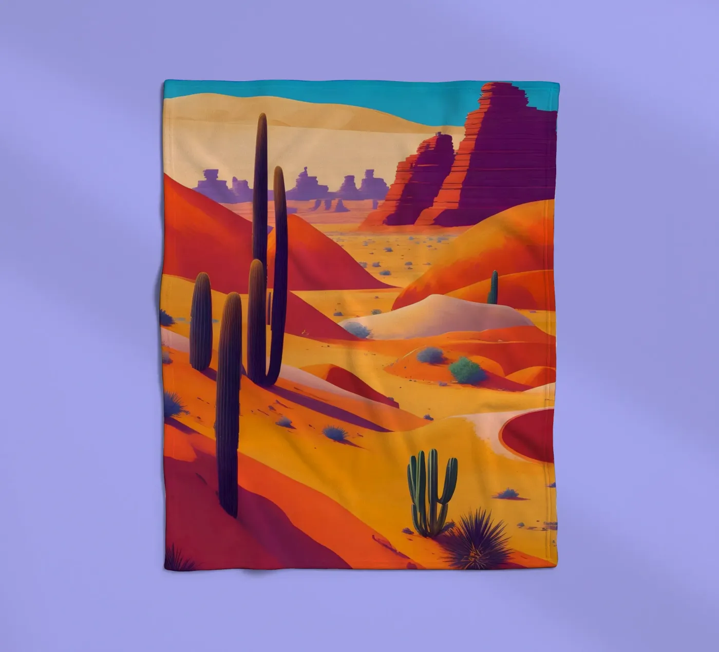 Desert Fleecedecke von Charnwood Prints