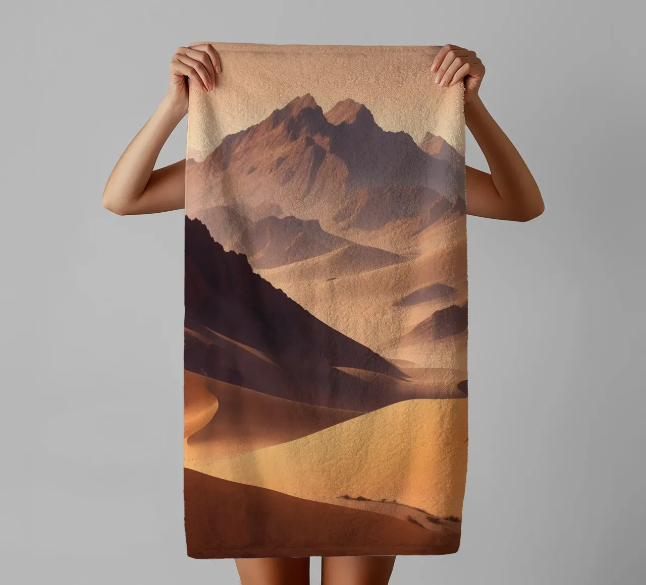 Desert Mountains towel by Charnwood Prints