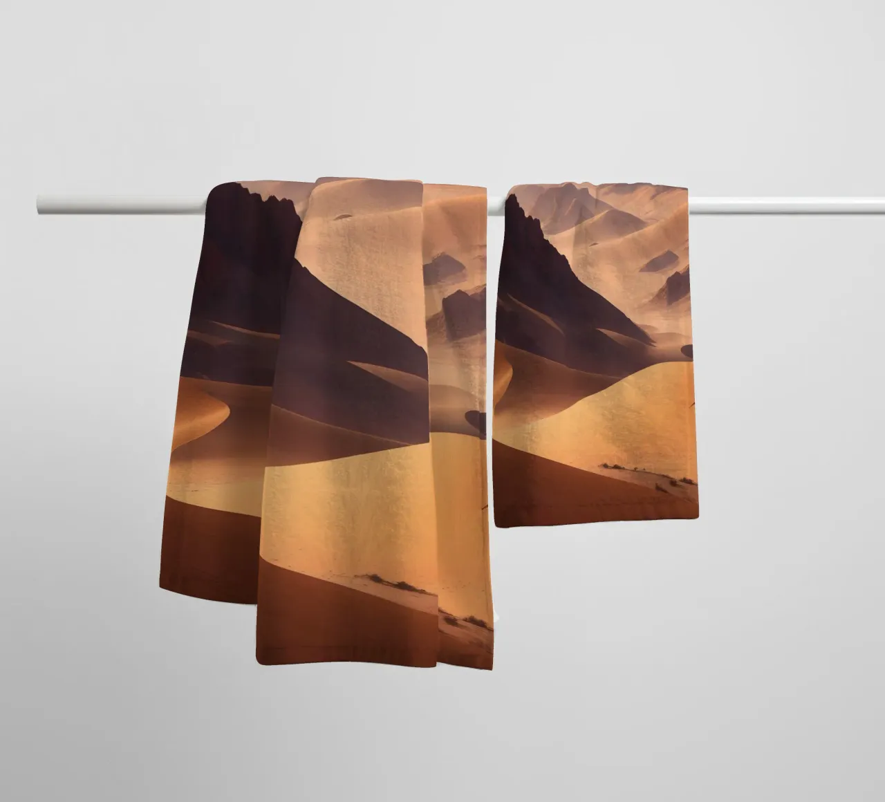Desert Mountains towel by Charnwood Prints