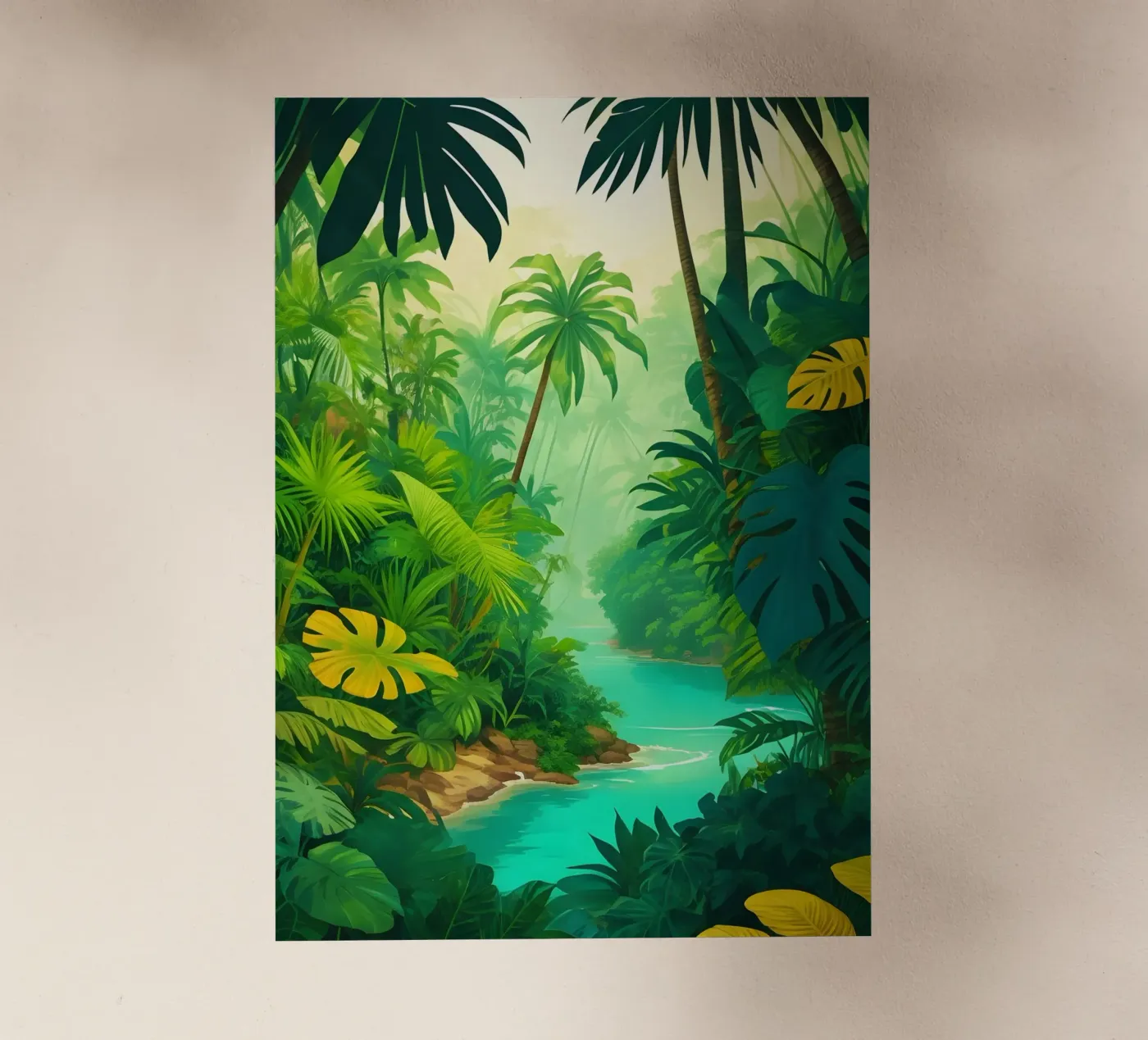 Foresta pluviale pellicola backlit da Charnwood Prints