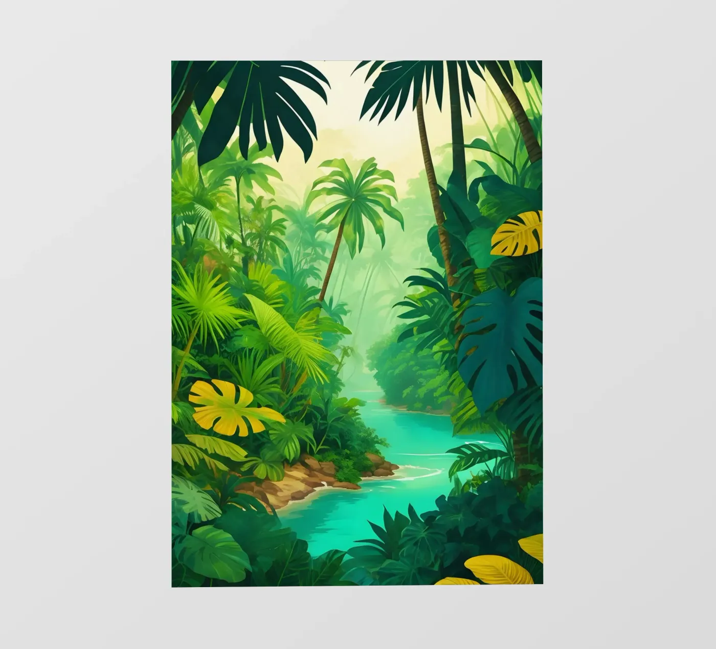 Foresta pluviale pellicola backlit da Charnwood Prints