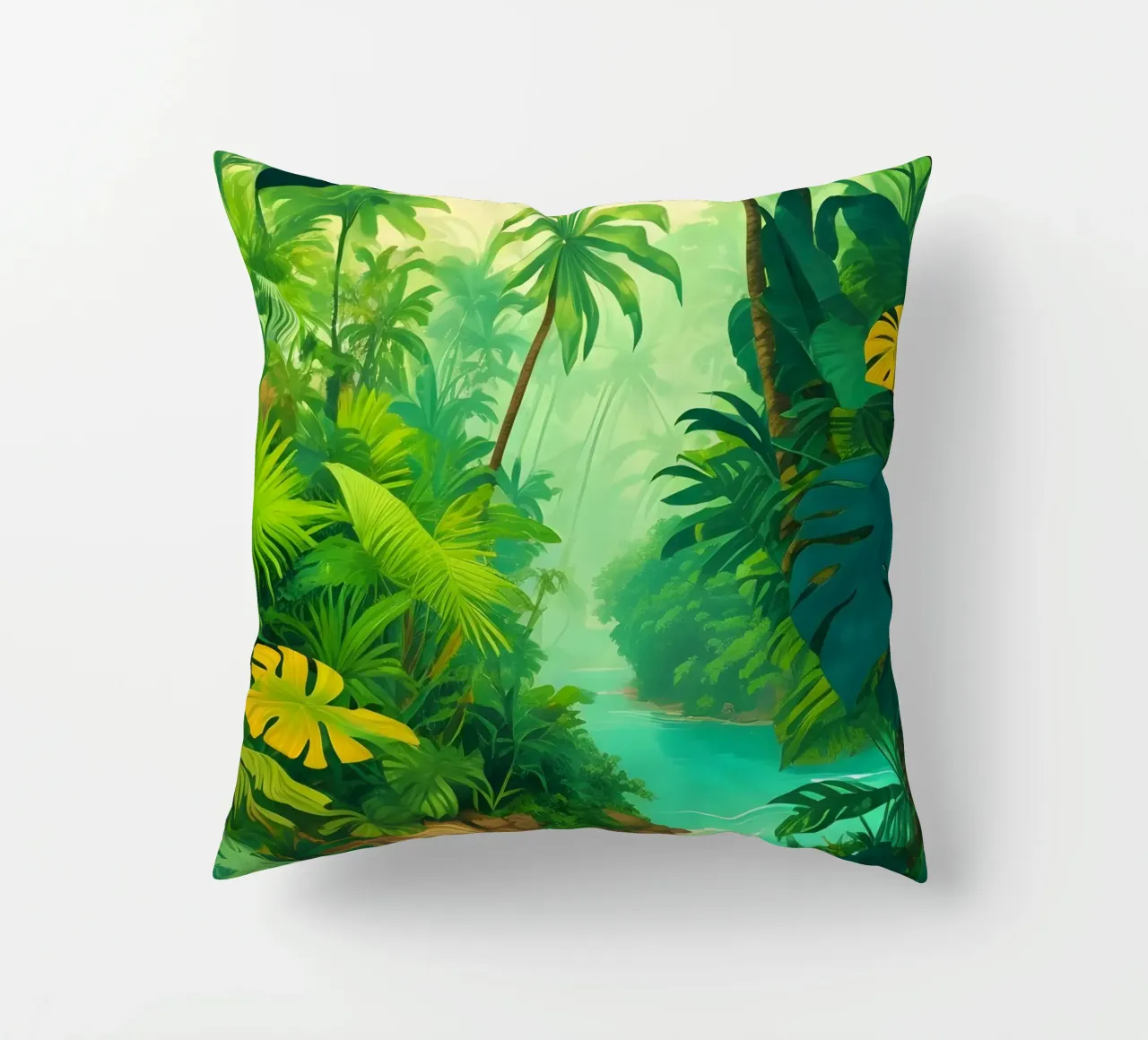 Foresta pluviale cuscino da Charnwood Prints