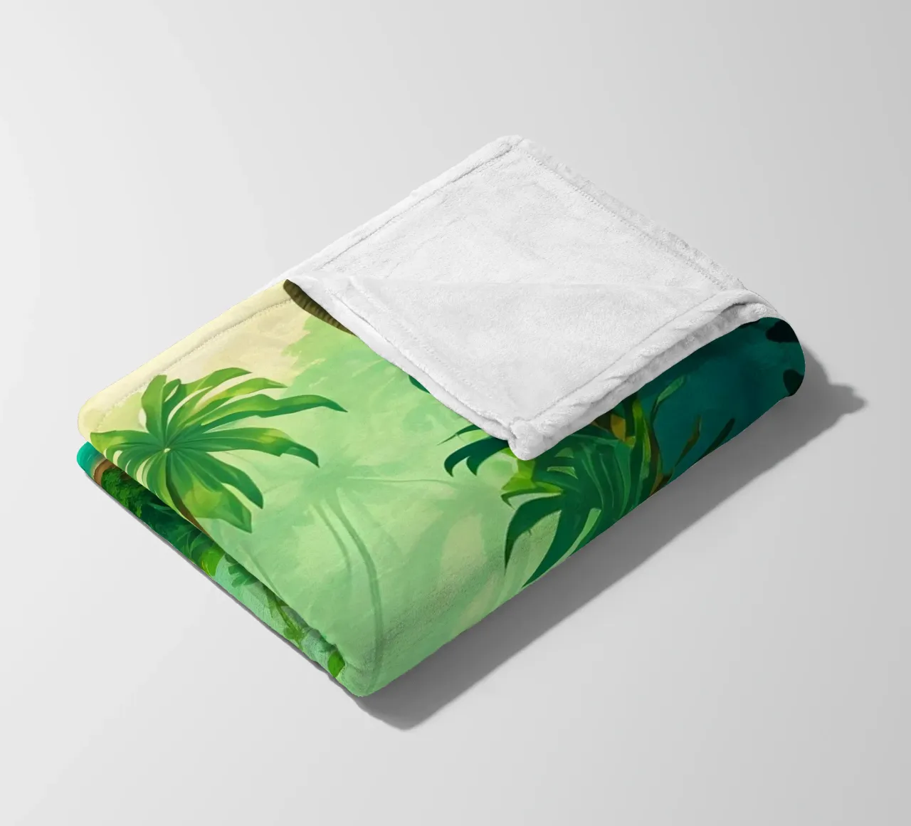 Regenwald Fleecedecke von Charnwood Prints