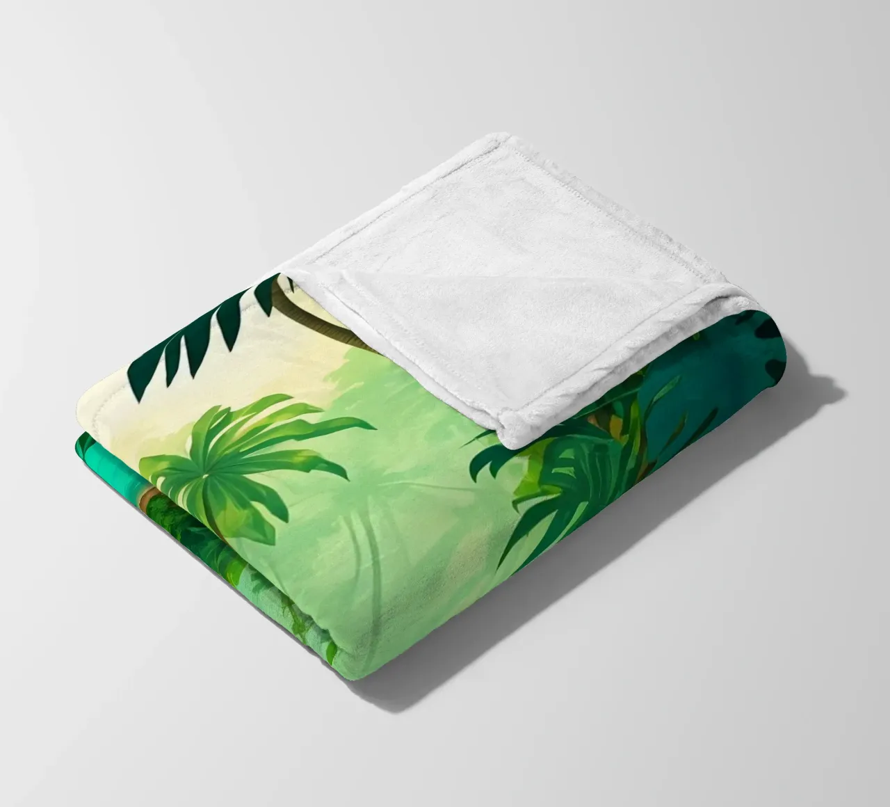 Regenwald Fleecedecke von Charnwood Prints