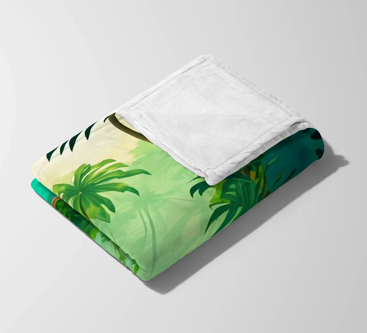 Regenwald Fleecedecke von Charnwood Prints