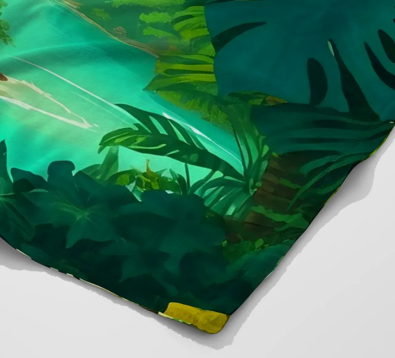 Regenwald Fleecedecke von Charnwood Prints