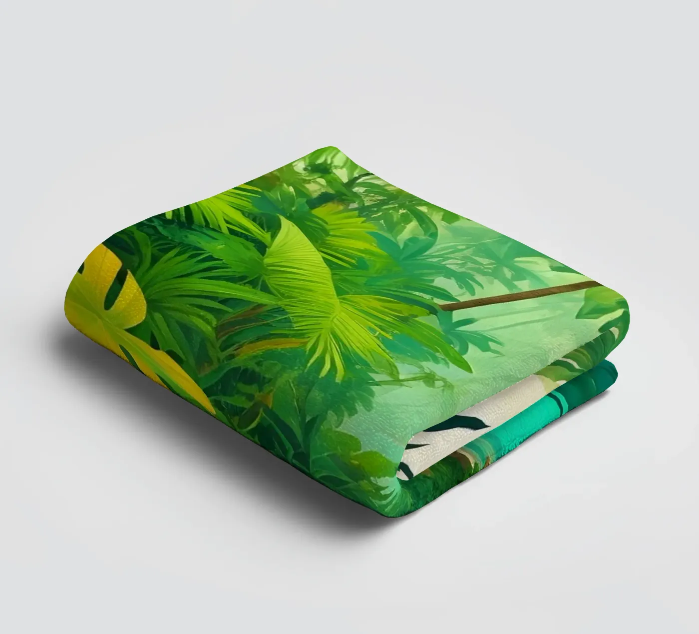 Regenwoud badhanddoek van Charnwood Prints