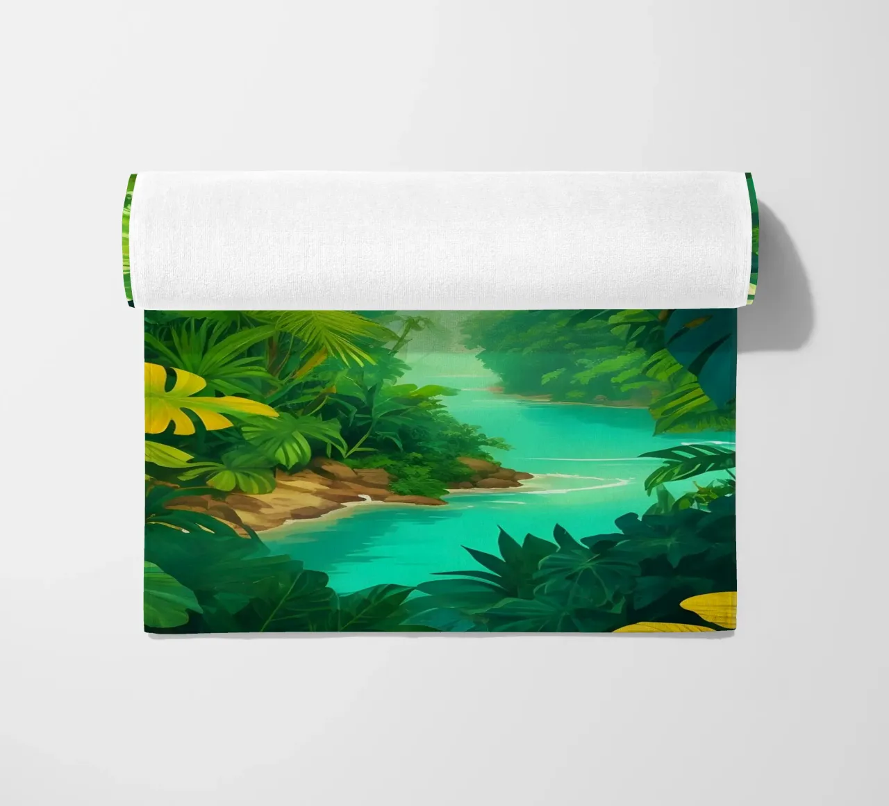 Foresta pluviale telo mare da Charnwood Prints