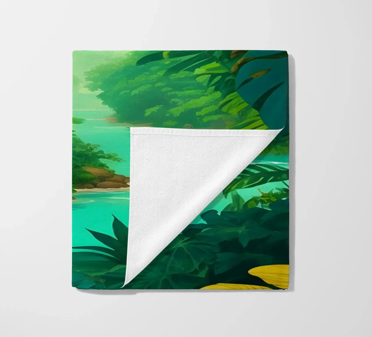 Foresta pluviale telo mare da Charnwood Prints