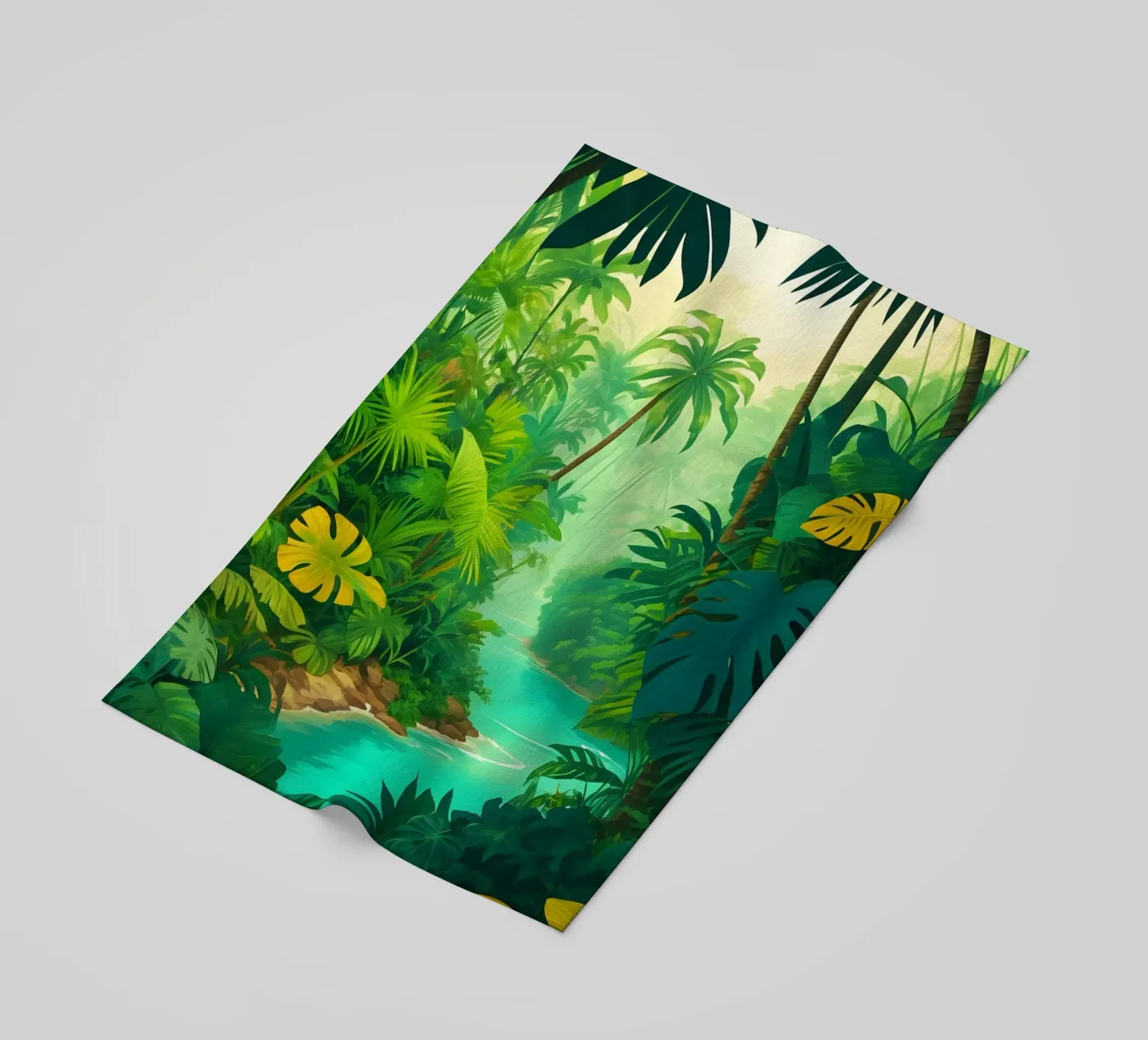 Foresta pluviale telo mare da Charnwood Prints