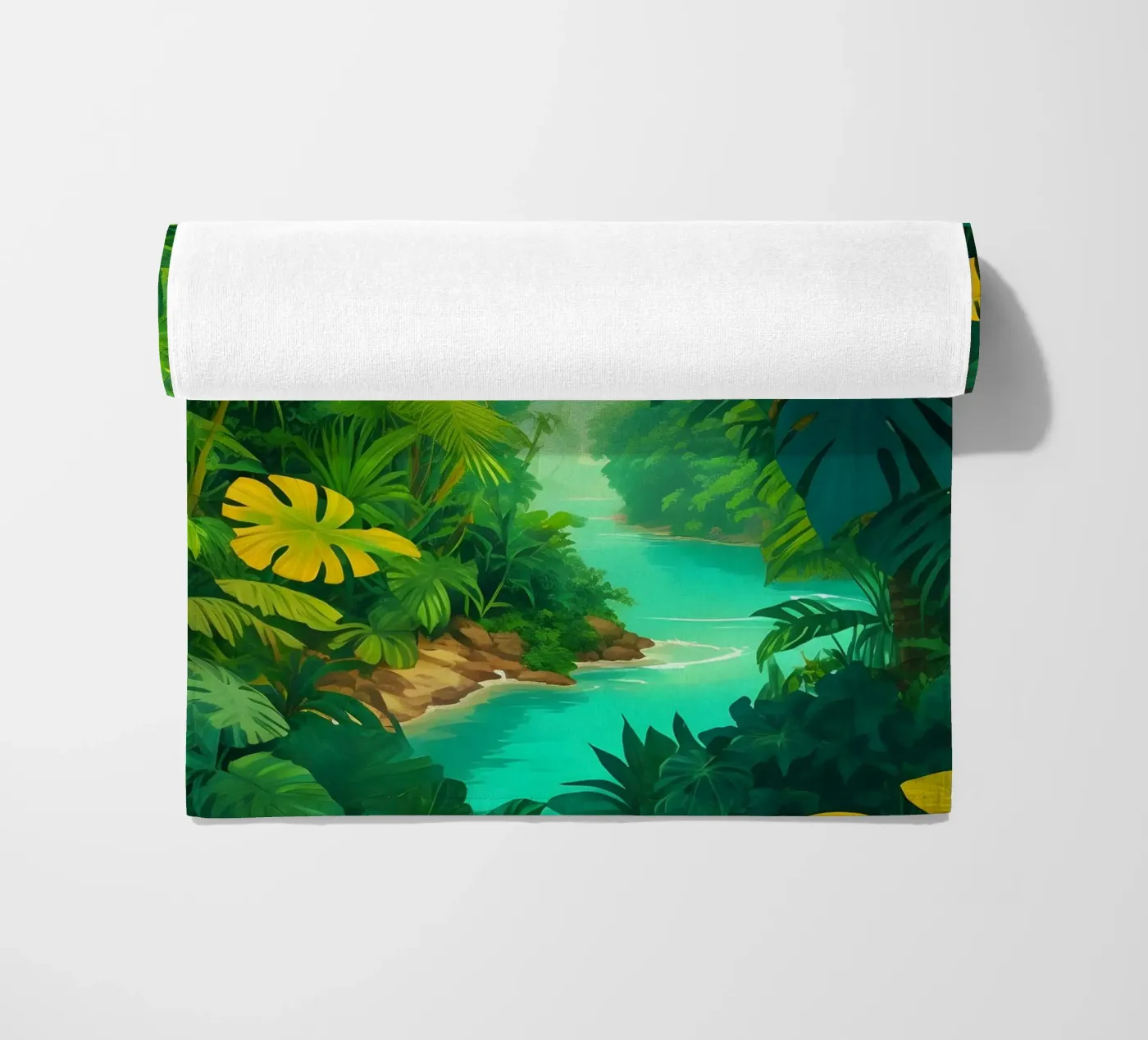 Foresta pluviale telo mare da Charnwood Prints