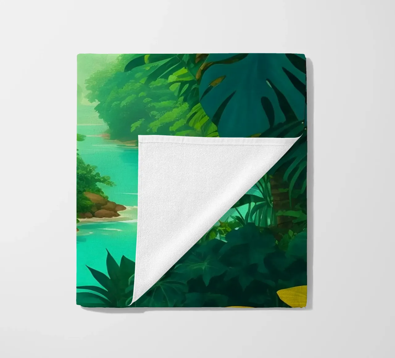 Foresta pluviale telo mare da Charnwood Prints