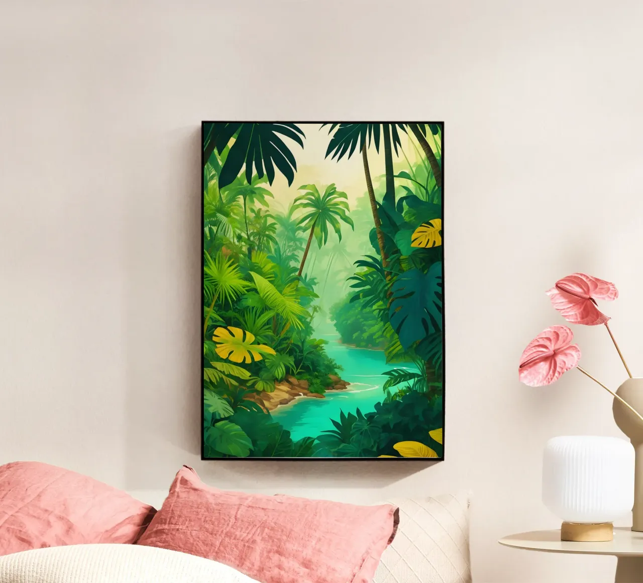 Foresta pluviale plexiglass da Charnwood Prints