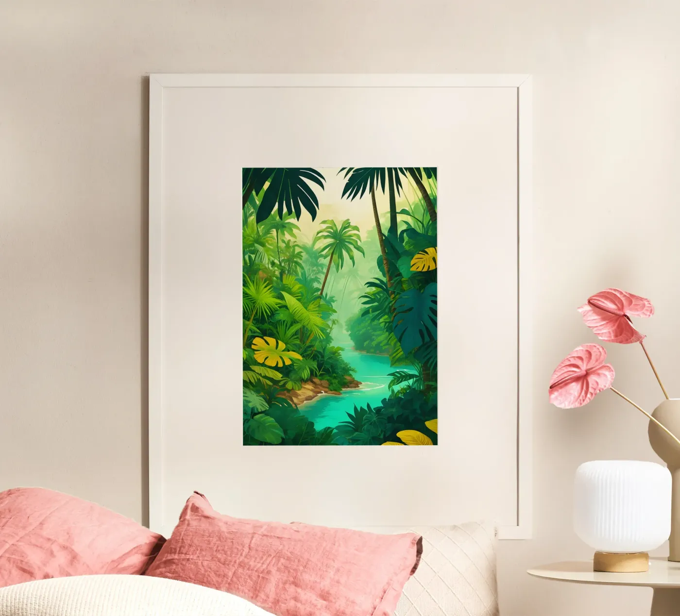 Regenwoud poster van Charnwood Prints