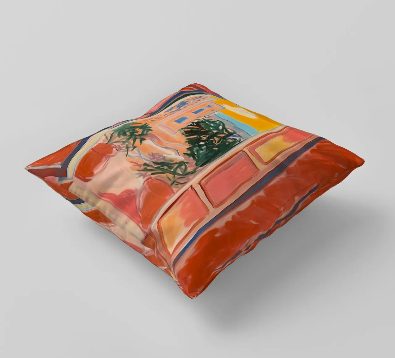 Open Window - inspired by Henri Matisse decorative cushion by Nikis Art Studio