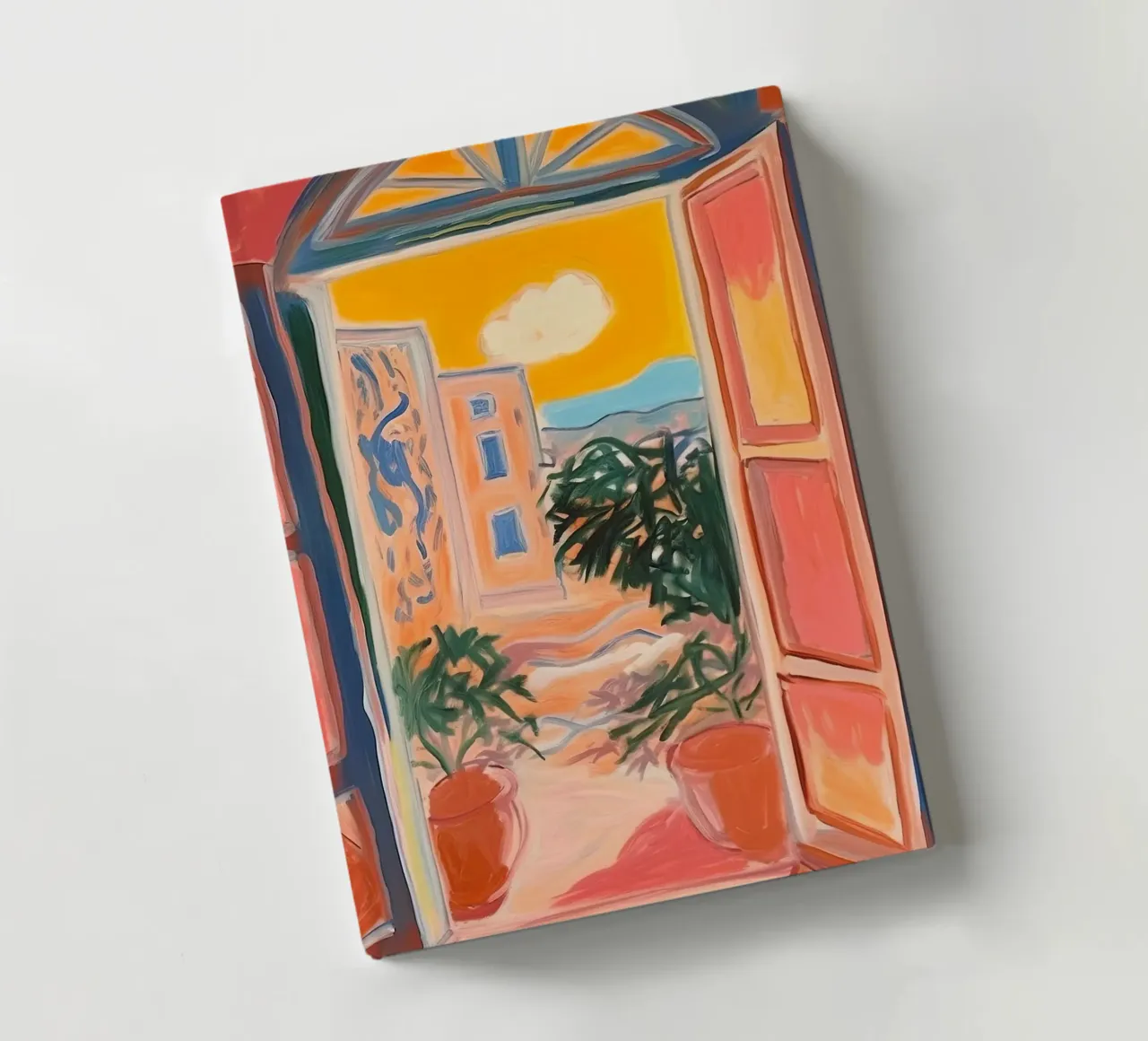 Open Window - inspired by Henri Matisse notebook by Nikis Art Studio