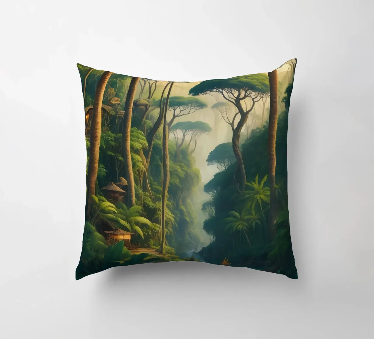 Foresta pluviale cuscino da Charnwood Prints