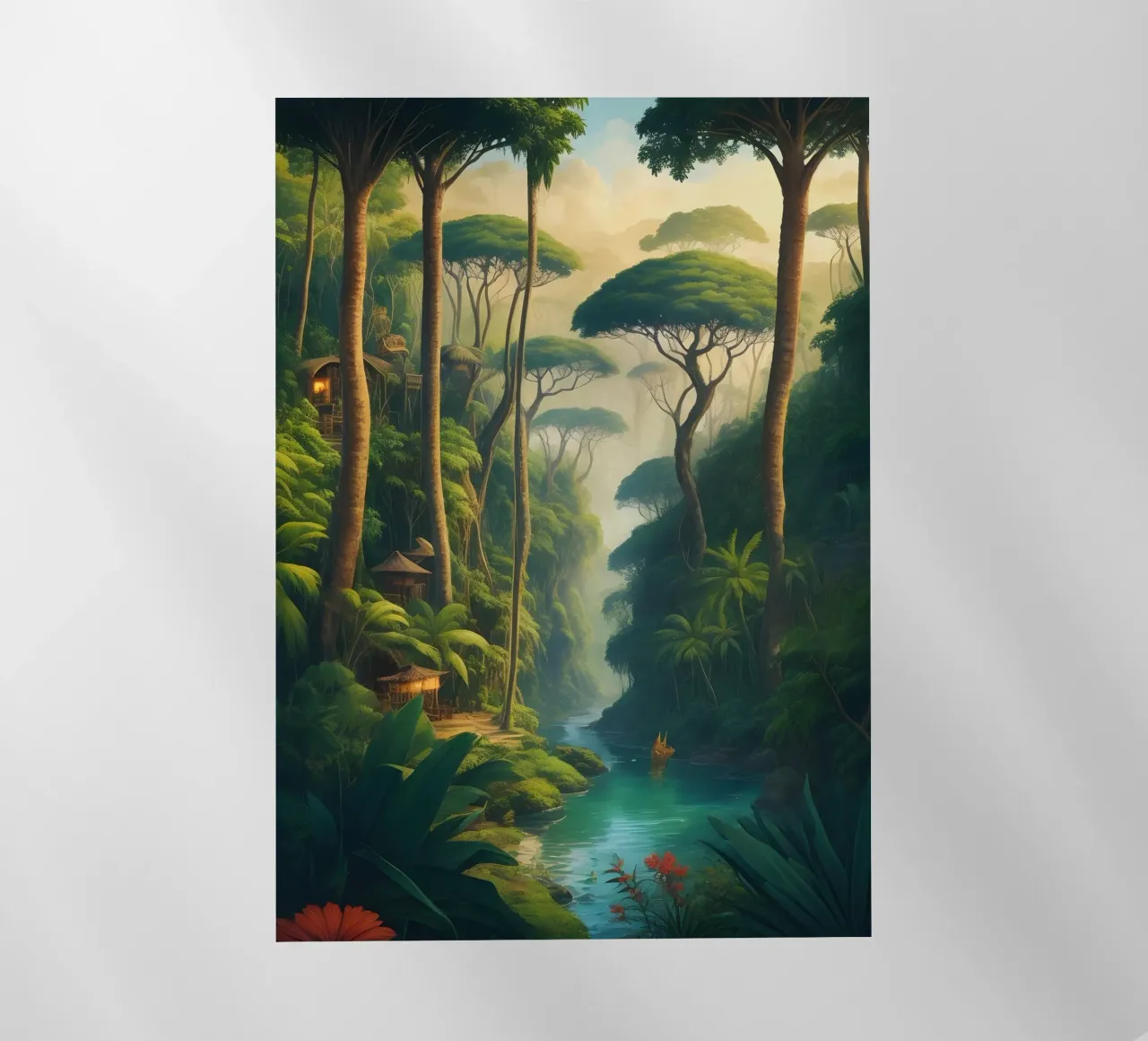 Foresta pluviale pellicola backlit da Charnwood Prints
