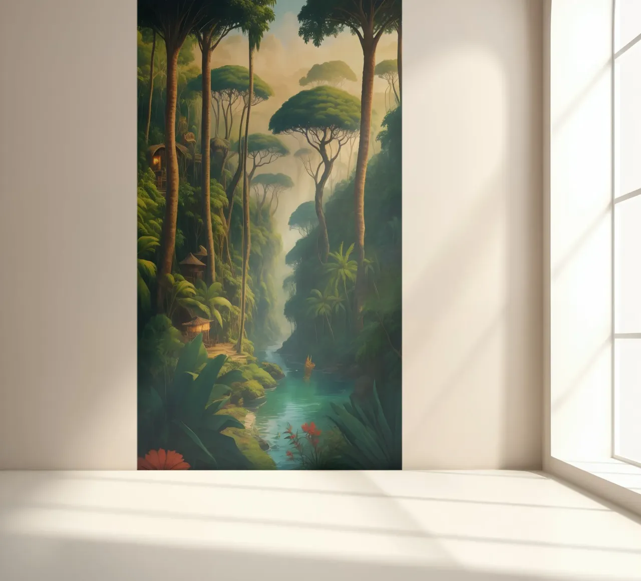 Regenwoud fotobehang van Charnwood Prints