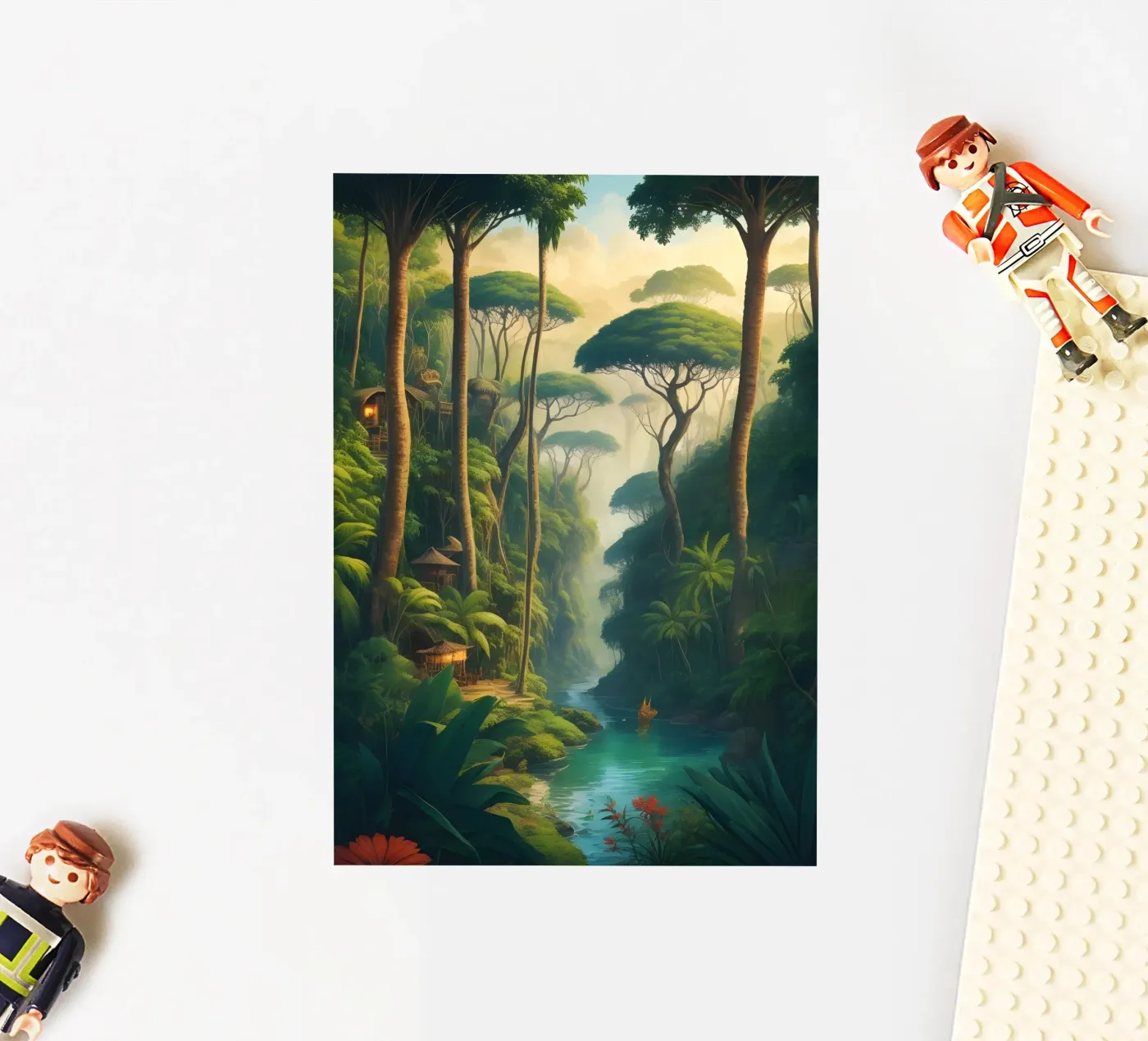 Regenwoud sticker van Charnwood Prints