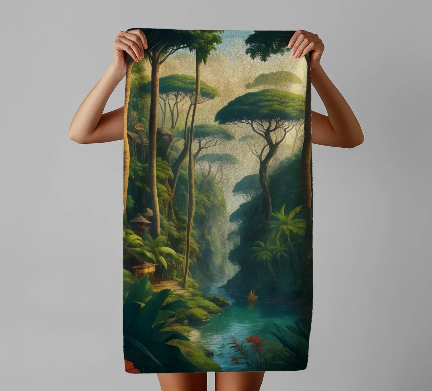 Rainforest towel by Charnwood Prints
