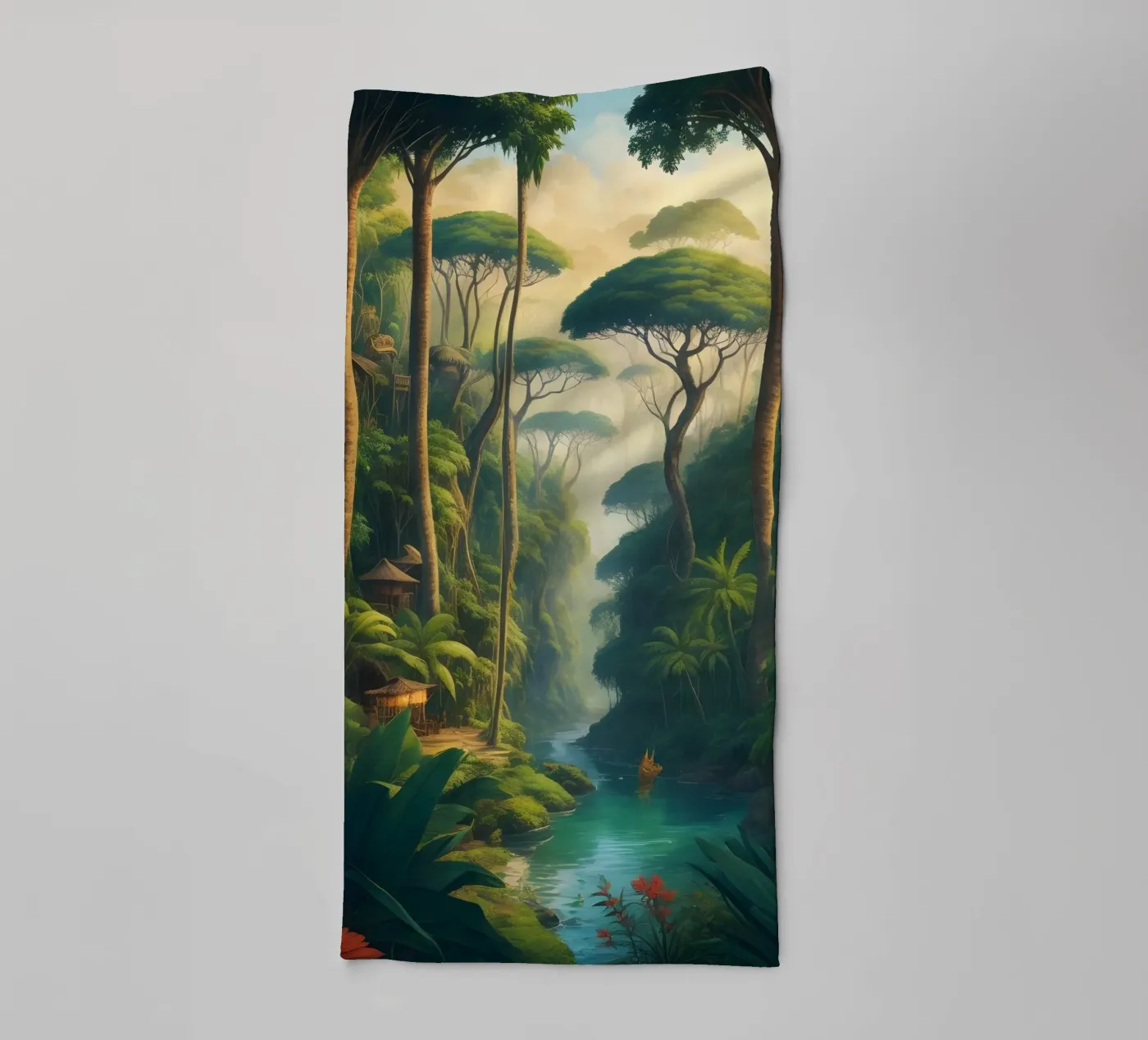 Rainforest towel by Charnwood Prints