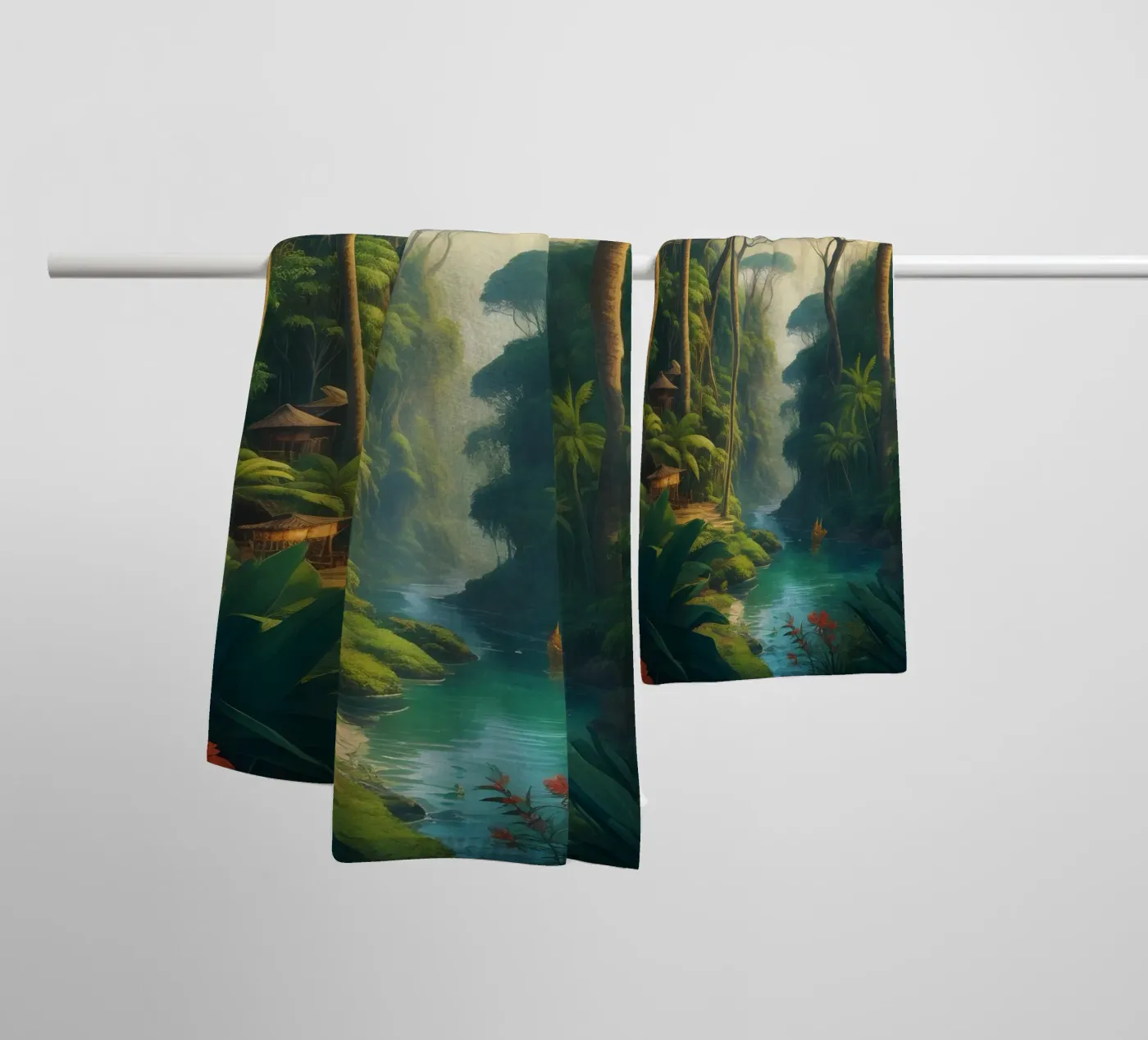 Rainforest towel by Charnwood Prints
