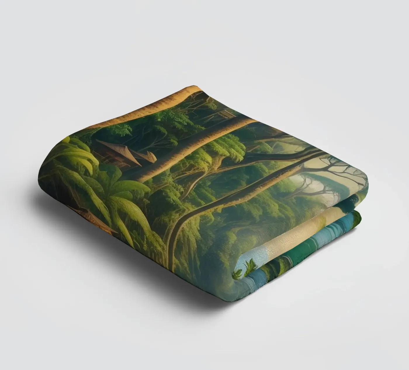 Rainforest towel by Charnwood Prints