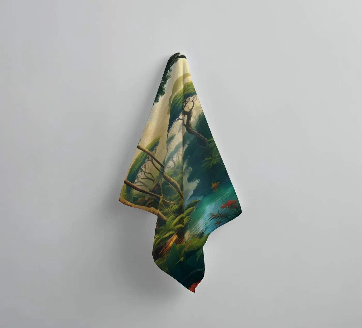 Rainforest towel by Charnwood Prints