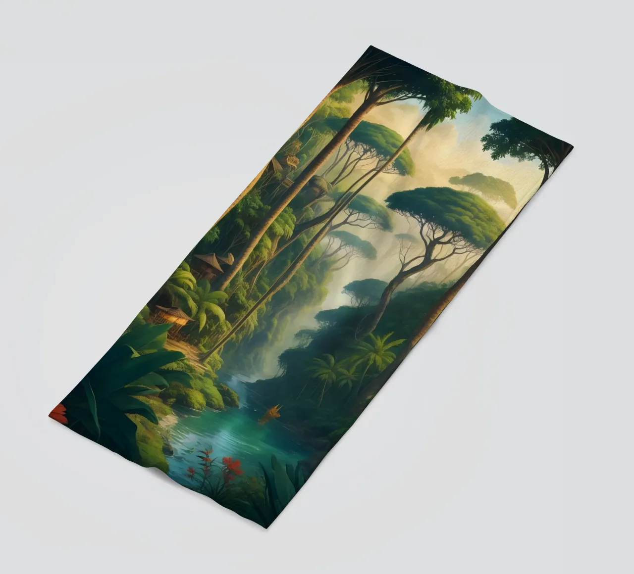 Foresta pluviale telo mare da Charnwood Prints