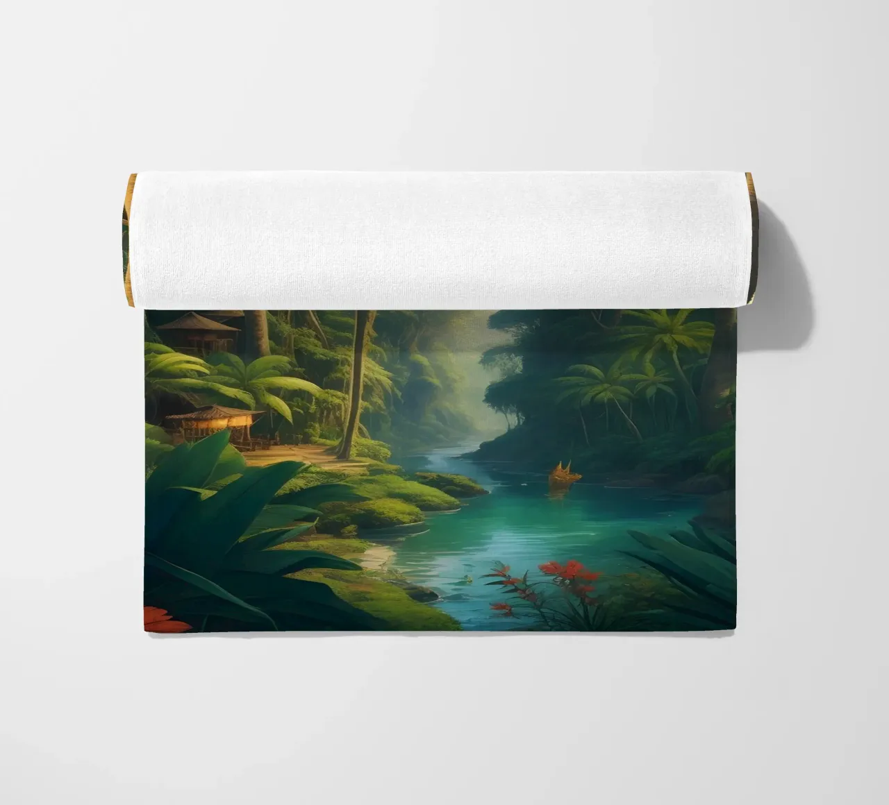 Foresta pluviale telo mare da Charnwood Prints